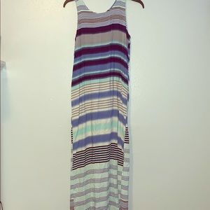 Long striped dress